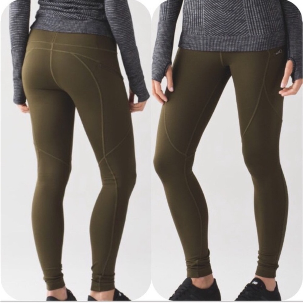 Lululemon first mile tech Fleece Leggings